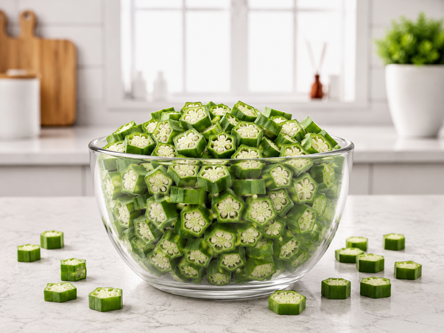 Chopped Okra
