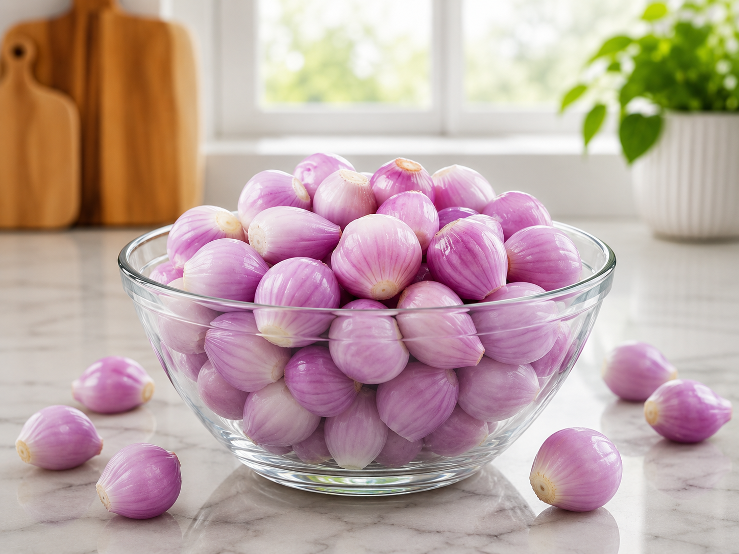 Peeled Shallots