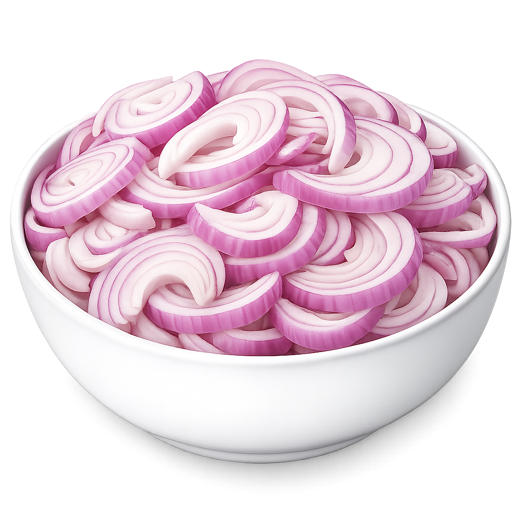 sliced onion