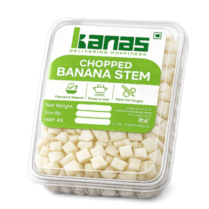 chopped banana stem