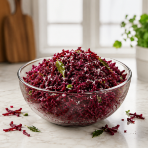 chopped beetroot